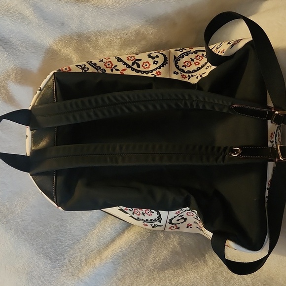 Coach Black and White Butterfly And Paisley Backpack and Wallet Set - Picture 7 of 9